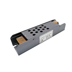 Τροφοδοτικό - led driver αλουμινίου SLIM PRO 24W 230VAC στα 12VDC για ταινίες & λάμπες LED μη στεγανό IP20