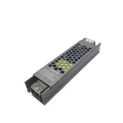 Τροφοδοτικό - LED DRIVER αλουμινίου SLIM PRO 60W 230VAC στα 12VDC για ταινίες & λάμπες LED μη στεγανό IP20