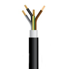 Καλώδιο ρεύματος 4x4mm² J1VV-U NYY μαύρο μονωμένο εξωτερικών εγκαταστάσεων (J1VV-U 4G4 μαύρο)