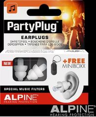 Alpine Partyplug™ - Ωτοασπίδες για Μουσική Διαφανές