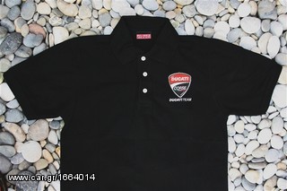 Πόλο Ανδρικό κοντομάνικο με γιακά μπλούζα Ducati Alice Polo T-Shirt Κεντητά λογότυπα μεγέθη L XL-thumb-4