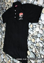 Πόλο Ανδρικό κοντομάνικο με γιακά μπλούζα Ducati Alice Polo T-Shirt Κεντητά λογότυπα μεγέθη L XL-thumb-7