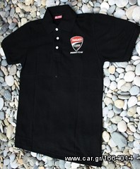 Πόλο Ανδρικό κοντομάνικο με γιακά μπλούζα Ducati Alice Polo T-Shirt Κεντητά λογότυπα μεγέθη L XL-thumb-8