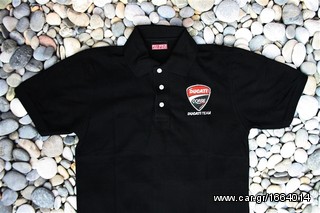Πόλο Ανδρικό κοντομάνικο με γιακά μπλούζα Ducati Alice Polo T-Shirt Κεντητά λογότυπα μεγέθη L XL-thumb-9