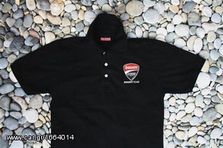 Πόλο Ανδρικό κοντομάνικο με γιακά μπλούζα Ducati Alice Polo T-Shirt Κεντητά λογότυπα μεγέθη L XL-thumb-11