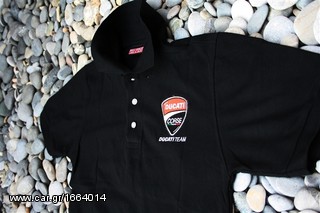 Πόλο Ανδρικό κοντομάνικο με γιακά μπλούζα Ducati Alice Polo T-Shirt Κεντητά λογότυπα μεγέθη L XL-thumb-13