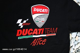 Πόλο Ανδρικό κοντομάνικο με γιακά μπλούζα Ducati Alice Polo T-Shirt Κεντητά λογότυπα μεγέθη L XL-thumb-20