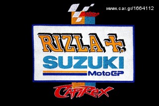 Ανδρικό κοντομάνικο γιακά μπλούζα πόλο T-Shirt Suzuki Rizla  με κεντητά λογότυπα Μ L XL καινούργιο-thumb-2