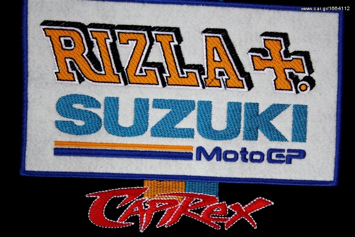 Ανδρικό κοντομάνικο γιακά μπλούζα πόλο T-Shirt Suzuki Rizla  με κεντητά λογότυπα Μ L XL καινούργιο