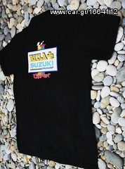 Ανδρικό κοντομάνικο γιακά μπλούζα πόλο T-Shirt Suzuki Rizla  με κεντητά λογότυπα Μ L XL καινούργιο-thumb-17