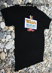 Ανδρικό κοντομάνικο γιακά μπλούζα πόλο T-Shirt Suzuki Rizla  με κεντητά λογότυπα Μ L XL καινούργιο-thumb-19