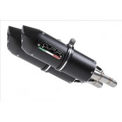 Gpr Διπλές Εξατμίσεις Τελικά Furore Black Suzuki GSX 1400 2001 - 2007 Εκδοση Με Καταλύτη