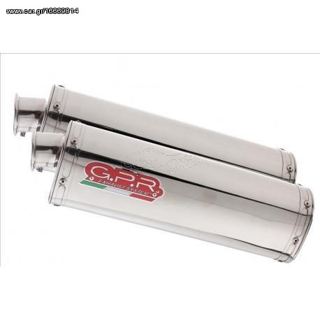 Gpr Διπλές Εξατμίσεις Τελικά Trioval Inox Suzuki GSX 1400 2001 - 2007 