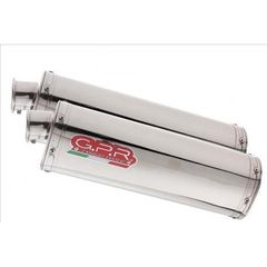 Gpr Διπλές Εξατμίσεις Τελικά Trioval Inox Suzuki GSX 1400 2001 - 2007 