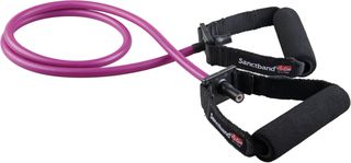 Amila (Sanctband) Λάστιχο Active Gymtube Με Χερούλι 2.3Mm Purple - Σκληρό (88267)