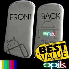 Grey Case Phone Sleeve Pouch Jacket for Android Mobile Phones