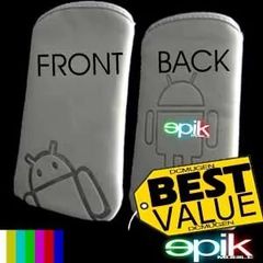Grey Case Phone Sleeve Pouch Jacket for Android Mobile Phones