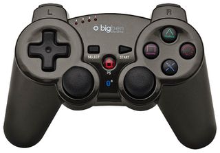 Big Ben Metallic Pad SIXAXIS Bluetooth Χειριστήριο για το PS3 σε Μαύρο Χρώμα (PS3PADMETALBT)