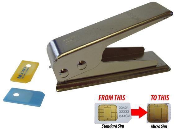 Micro SIM microsim Cutter