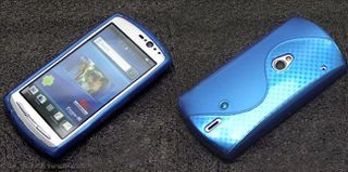 Silicon TPU gel case for Sony Ericsson Xperia Neo/ Neo V Blue