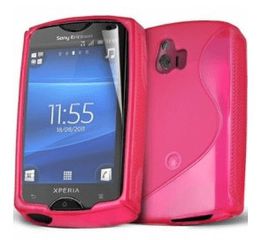 Θήκη σιλικόνης TPU Gel για Sony Eriscsson Xperia Mini Ροζ