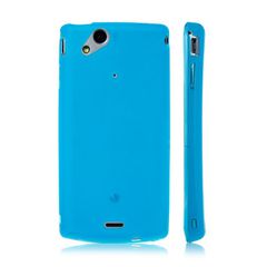 Blue Protective Silicone Gel Skin Case Cover For Sony Ericsson Xperia Arc X12/Arc S