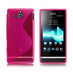 Θήκη σιλικόνης S-Line TPU Gel για Sony Xperia U Ροζ