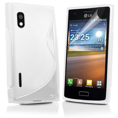 LG Optimus L5 E610 / E612 Silicone Case S Line TPU Gel White (ΟΕΜ)