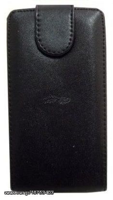 Motorola RAZR XT910 Δερμάτινη Filp Θήκη Μαύρο (OEM)