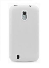 ZTE Blade III 3 Θήκη Σιλικόνης - Άσπρο OEM