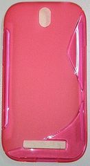 Θήκη TPU Gel S-Line για HTC Οne SV Ροζ (OEM)