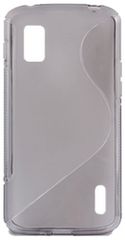 Θήκη σιλικόνης TPU S-Line για LG Google Nexus 4 E960 Διάφανη OEM