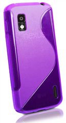 Θήκη σιλικόνης TPU S-Line για LG Google Nexus 4 E960 Μωβ OEM