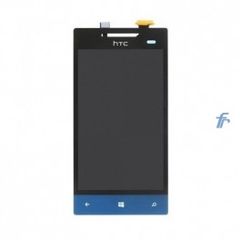 HTC Windows Phone 8S Complete Lcd and Digitizer touchpad in Black and blue