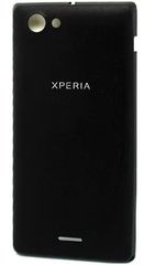 Sony Xperia J ST26i Καπάκι Μπαταρίας Μαύρο