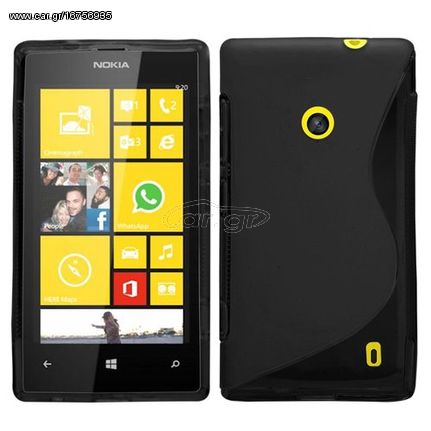 Nokia Lumia 520/525 Black Silicone Case  NL520SCSLB OEM