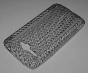 Θήκη TPU Gel Diamonds για Alcatel One Touch X'Pop 5035D (OT-5035D) Μαύρο (ΟΕΜ)