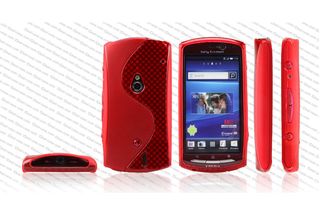 Sony Ericsson Xperia Neo/ Neo V Silicone Case Gel S-Line Red OEM