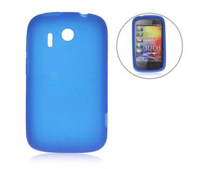 Μαλακή Θήκη Σιλικόνης για HTC Explorer A310e Διαφανές Μπλέ OEM