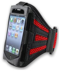 Θήκη Μπράτσου Sports Armband για διάφορα μικρά κινητά τηλέφωνα Μαύρο/Κόκκινο