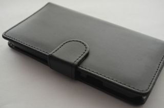 Samsung Galaxy S4 Active i9295 Leather Case Wallet - Black OEM