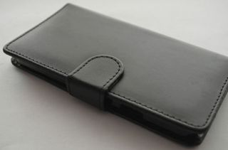 Samsung Galaxy S4 Active i9295 Leather Case Wallet - Black OEM