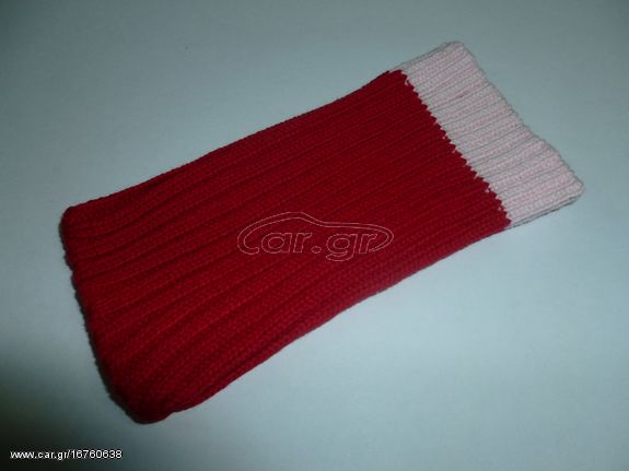 Sock Case for Medium Cell Phones Red - Light Pink ΟΕΜ