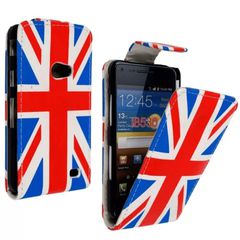 Samsung Galaxy Beam i8530 Δερμάτινη Θήκη Flip Σημαία Αγγλίας SGBI8530LFCFE OEM