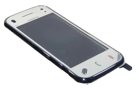 Nokia n97 digitizer touchpad with front cover Λευκό