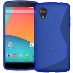 LG Nexus 5 D820 / D821 - Θήκη TPU GEL S-Line Μπλε (OEM)