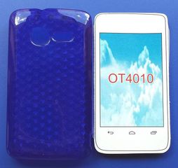 Θήκη TPU Gel Diamond για Alcatel One Touch T΄POP OT4010D Σκούρο Μπλέ (OEM)