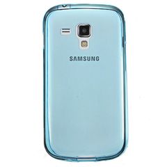 Silicone Case for Galaxy S Duos S7562 Light Blue