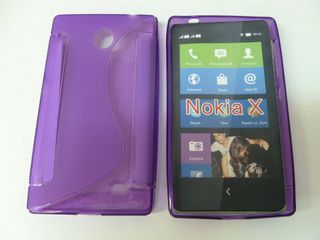 Nokia X / X Plus - TPU GEL Θήκη Μωβ (OEM)