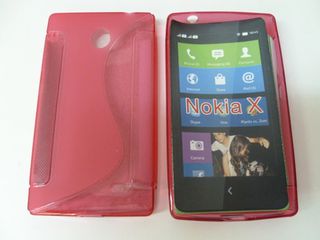 Nokia X / X Plus - TPU GEL Θήκη Φούξια (OEM)